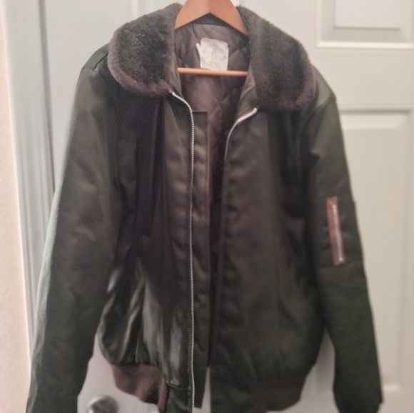 Vintage Naval flight jacket sz Large - Picture 2 of 11
